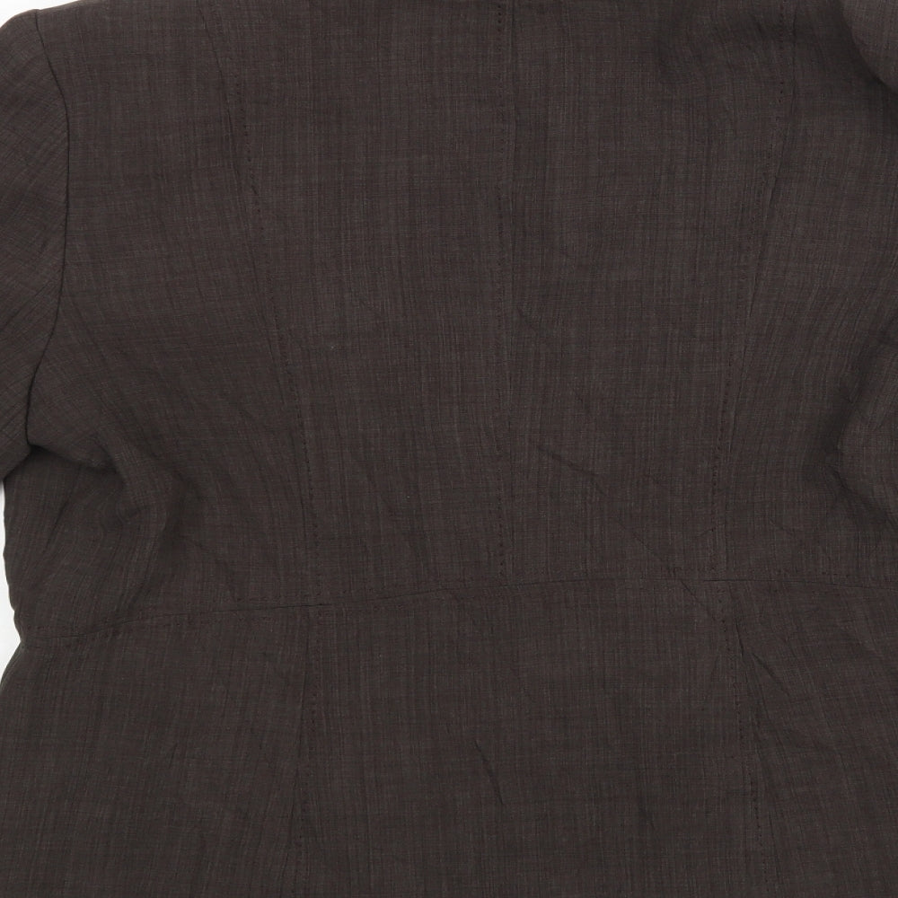 Austin Reed Womens Brown Jacket Blazer Size 16
