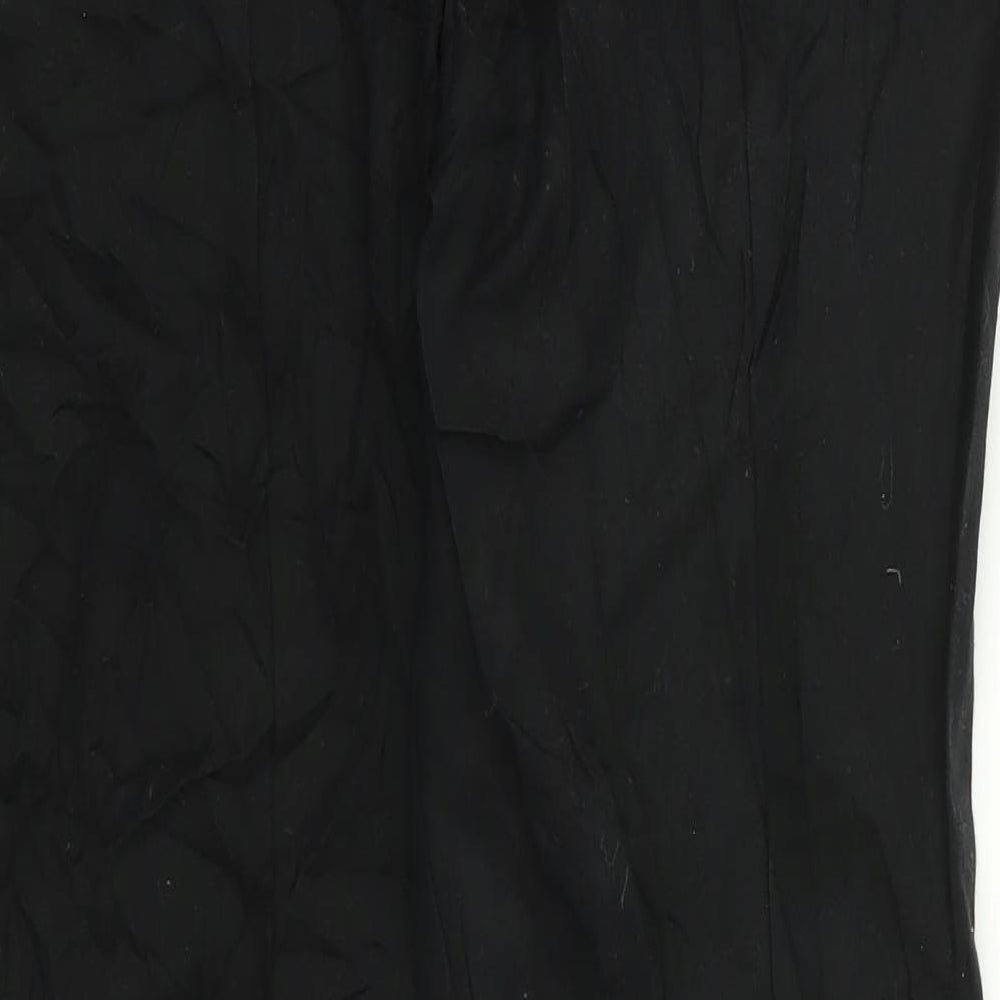 Oasis Womens Black Trousers Size 10 L23 in