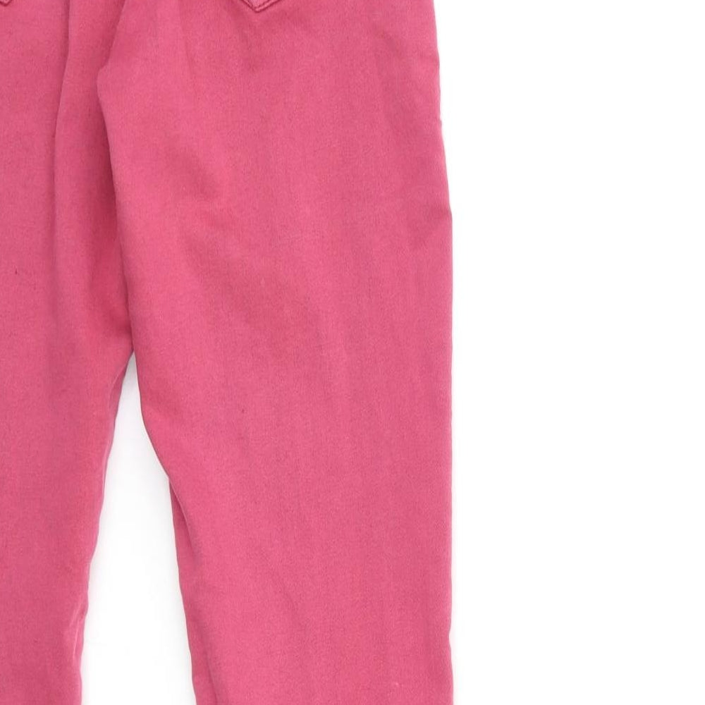 Topshop Womens Pink Denim Skinny Jeans Size 26 in L30 in