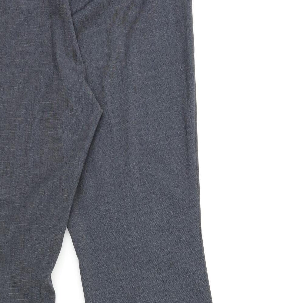 Worthington Womens Grey Trousers Size 12 L30 in