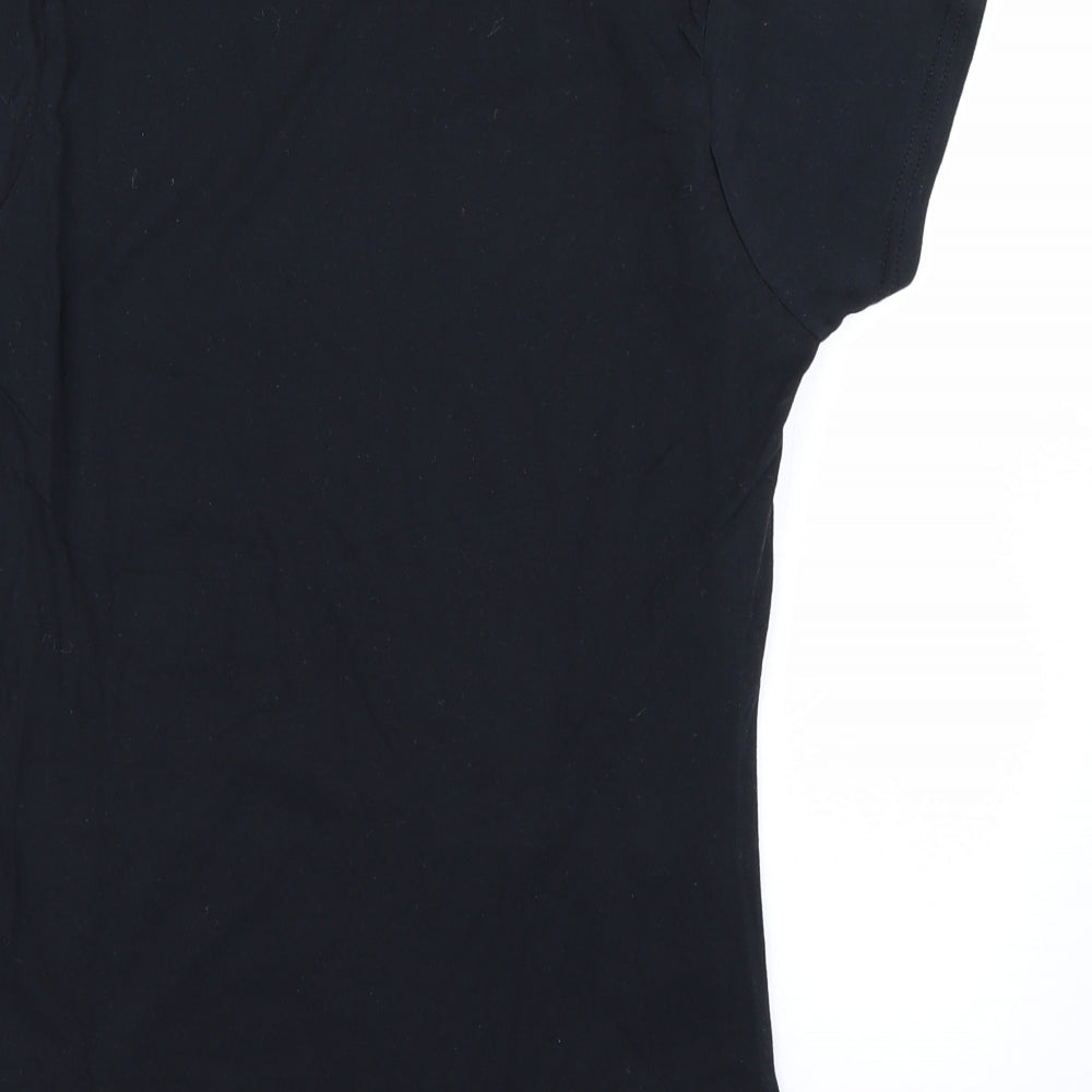 Gildan Womens Black Basic T-Shirt Size M