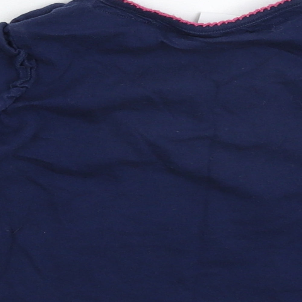 Disney Girls Blue Basic T-Shirt Size 6-9 Months - Minnie