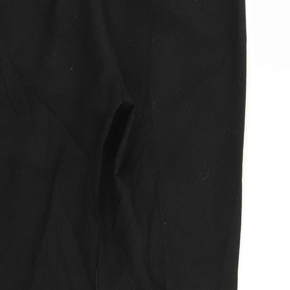 Pieces Womens Black Trousers Size 12 L27 in
