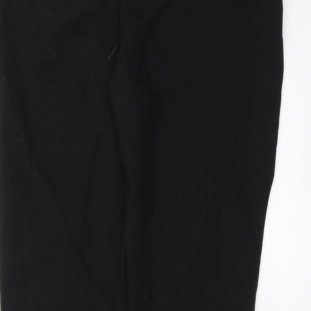 H&M Womens Black Trousers Size 12 L29 in