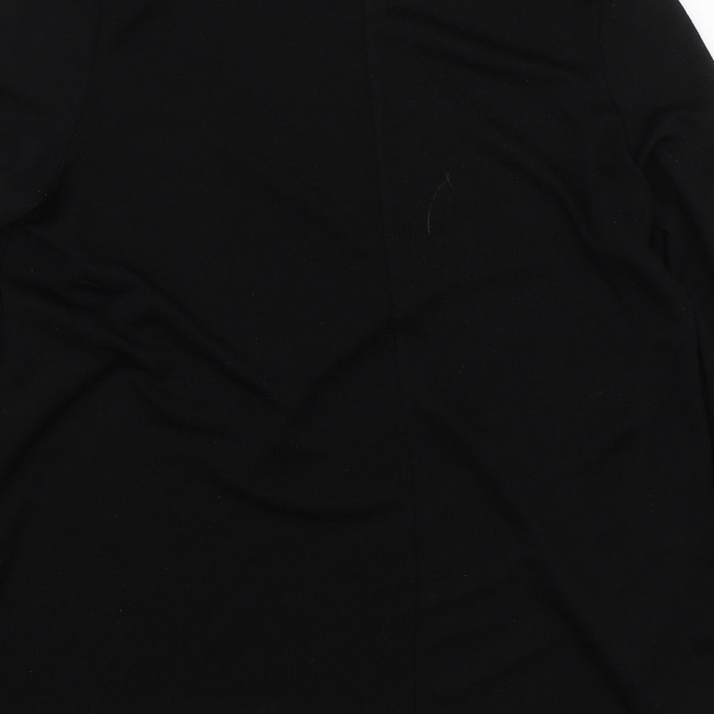 George Womens Black Basic T-Shirt Size 6