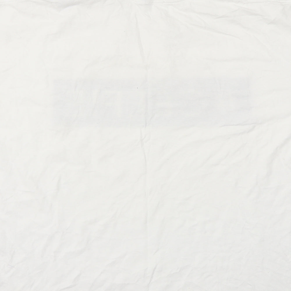 BLONDE +BLONDE Womens White Basic Polo Size 16