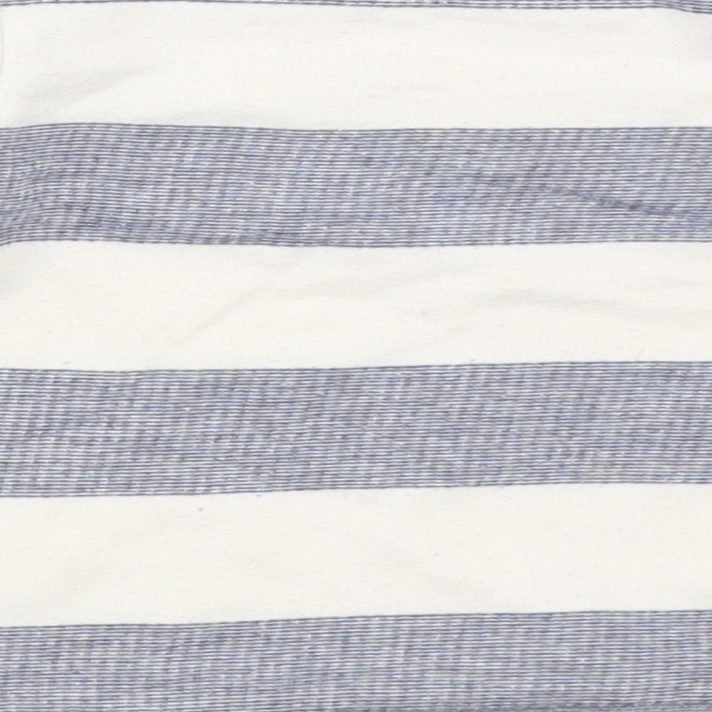 F&F Boys Blue Striped Pullover Jumper Size 3-6 Months