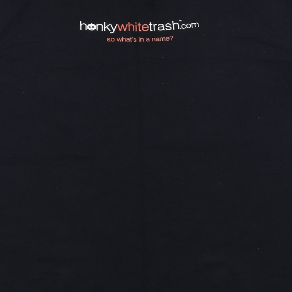 Fruit of the Loom Mens Black T-Shirt Size M