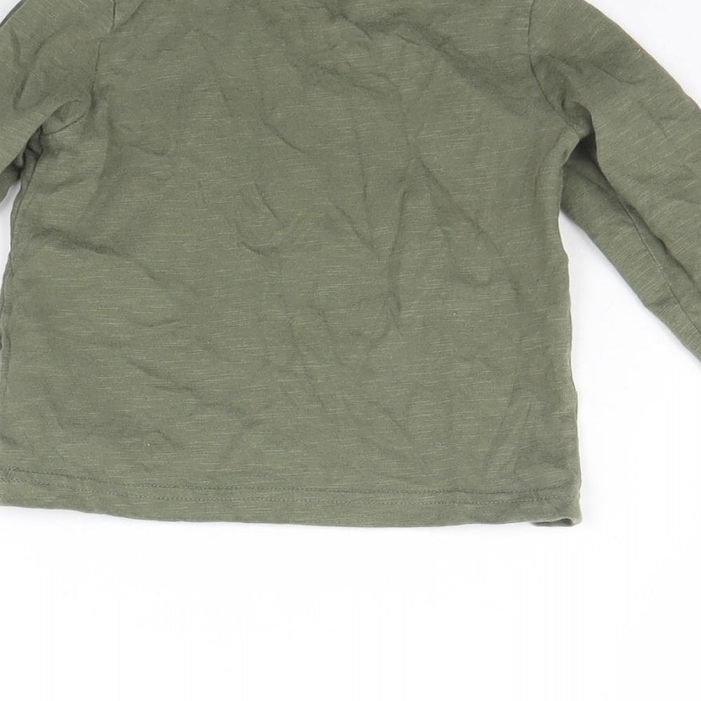 Nutmeg Baby Green Basic T-Shirt Size 12 Months - Badger