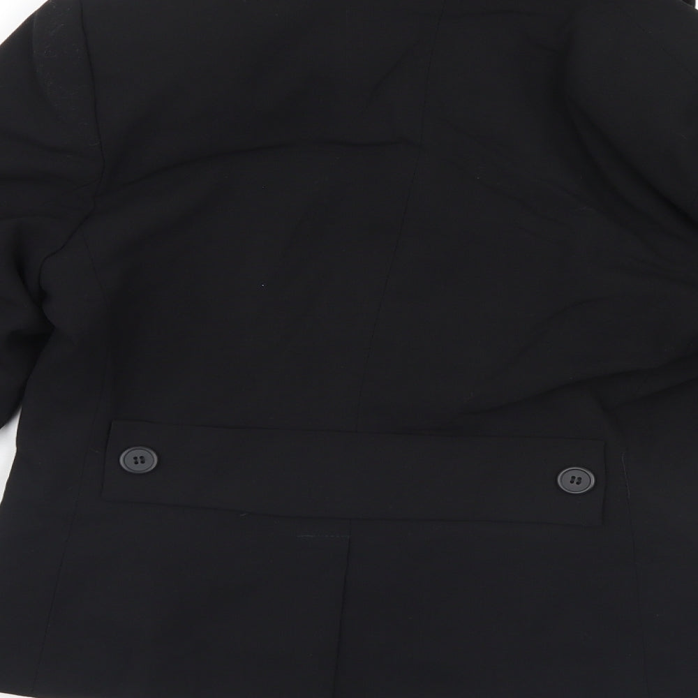 angelo di nepi Womens Black Jacket Suit Jacket Size 12