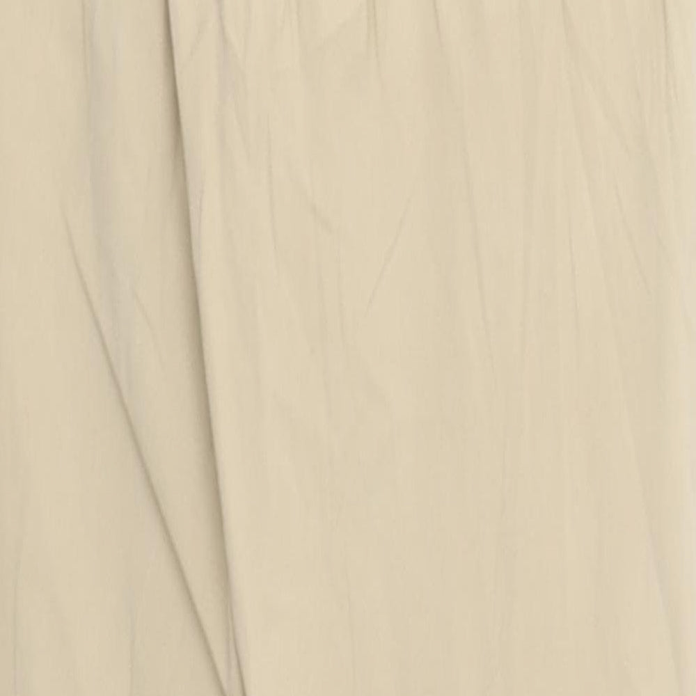 Pull&Bear Womens Beige Chino Trousers Size 8 L28 in