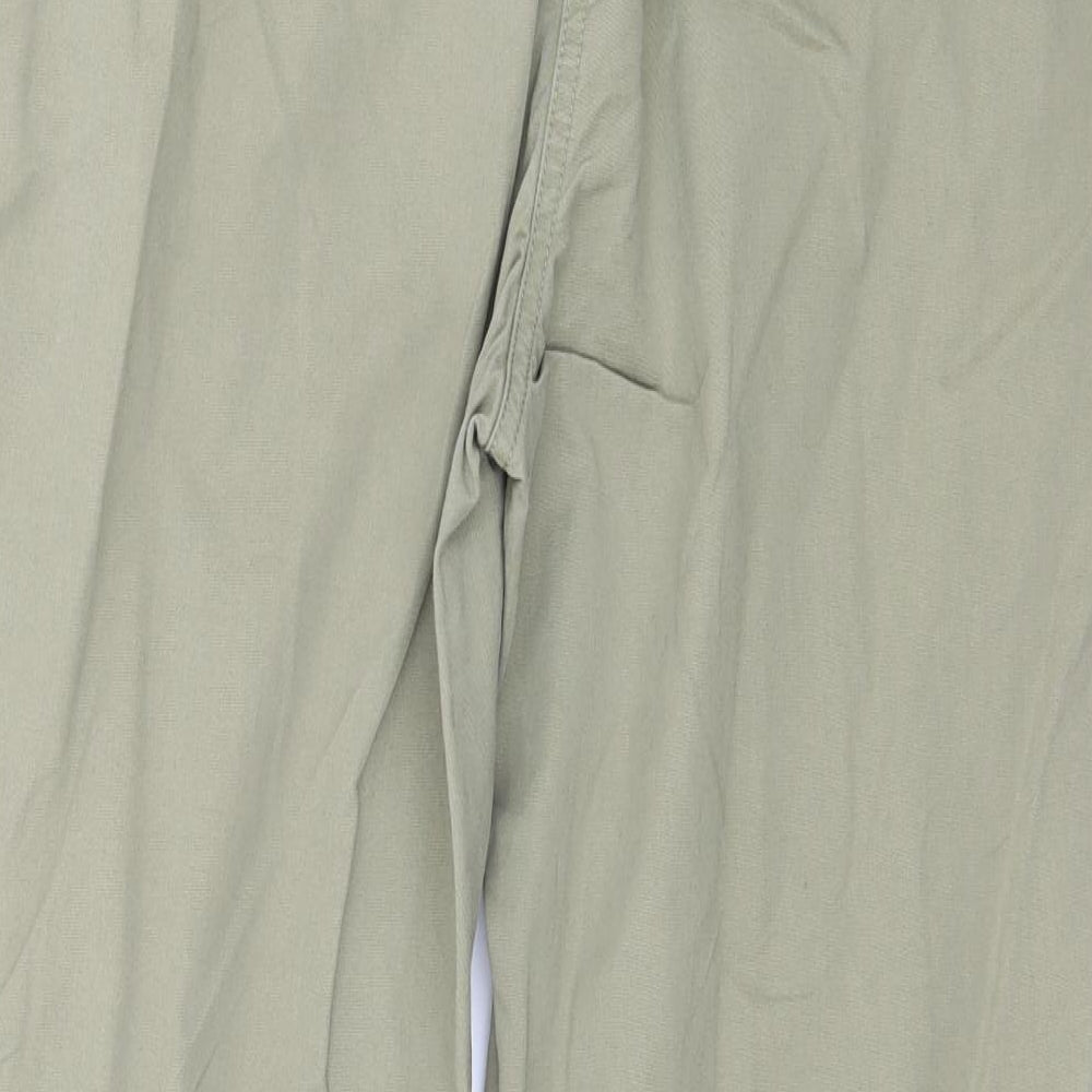 Papaya Womens Green Trousers Size 16 L27 in