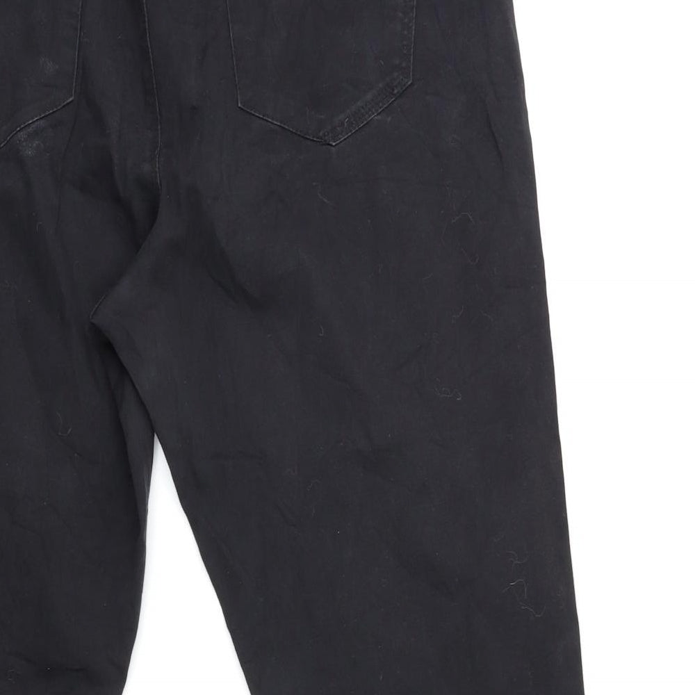 Yessica Womens Black Denim Skinny Jeans Size 36 in L28 in