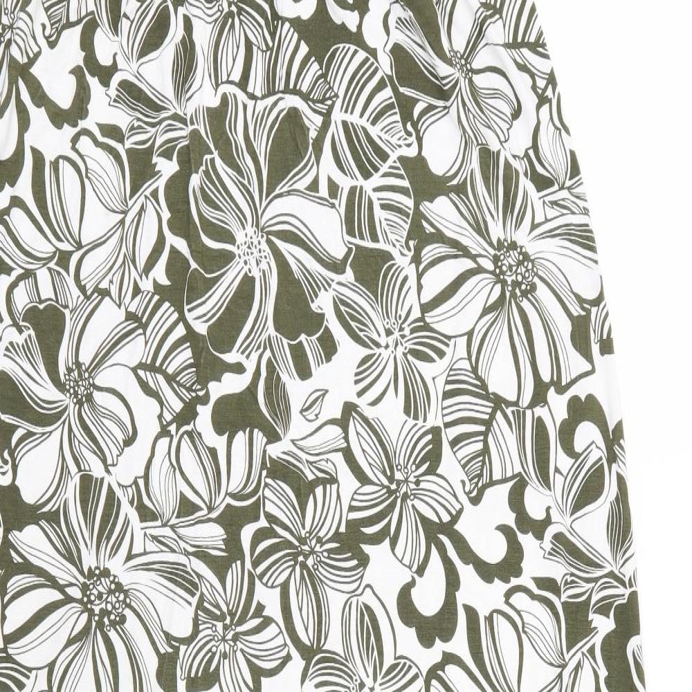 montaray Womens Multicoloured Floral Fit & Flare Size 16