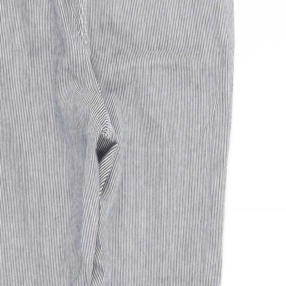 NEXT Womens Multicoloured Striped Trousers Size 8 L25 in