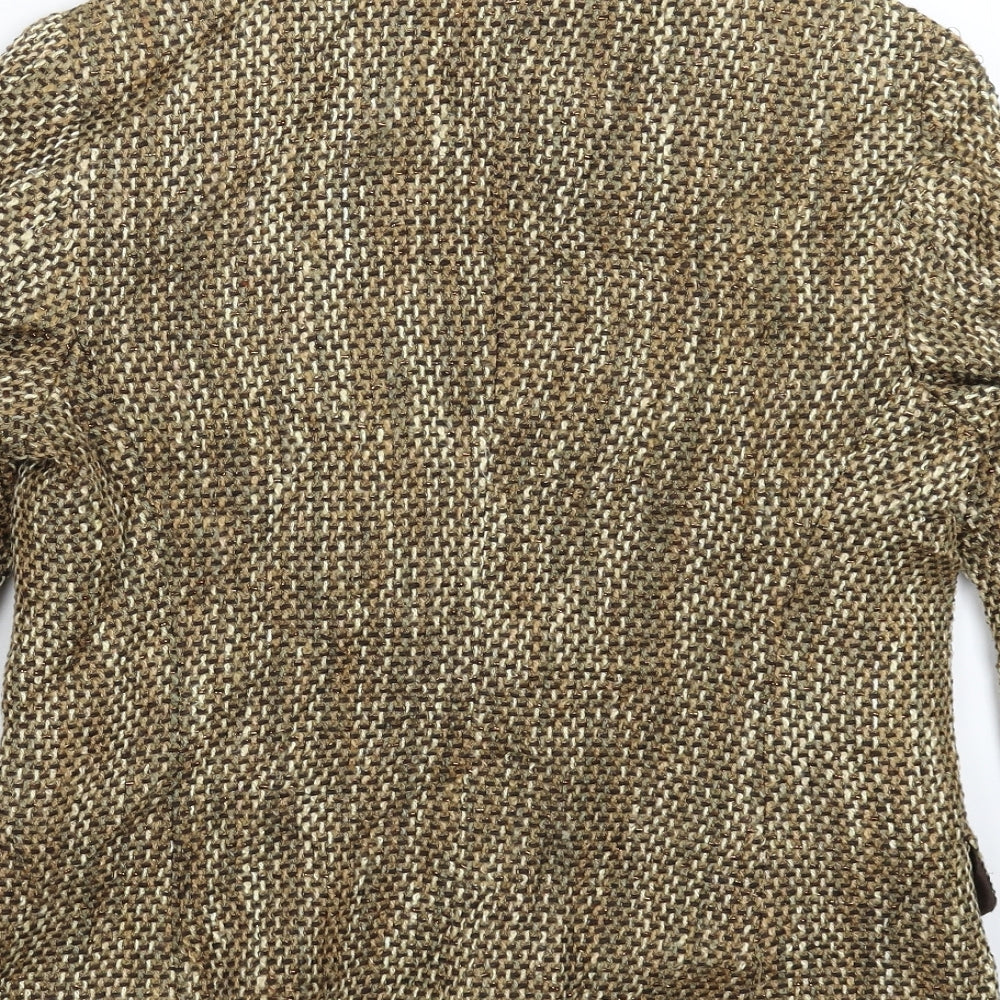 Marks and Spencer Womens Gold Jacket Blazer Size 10
