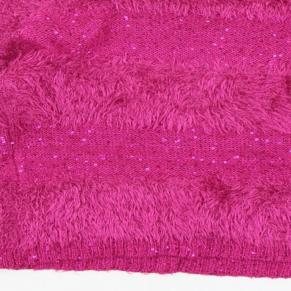 Kylie Girls Pink Pullover Jumper Size 13 Years