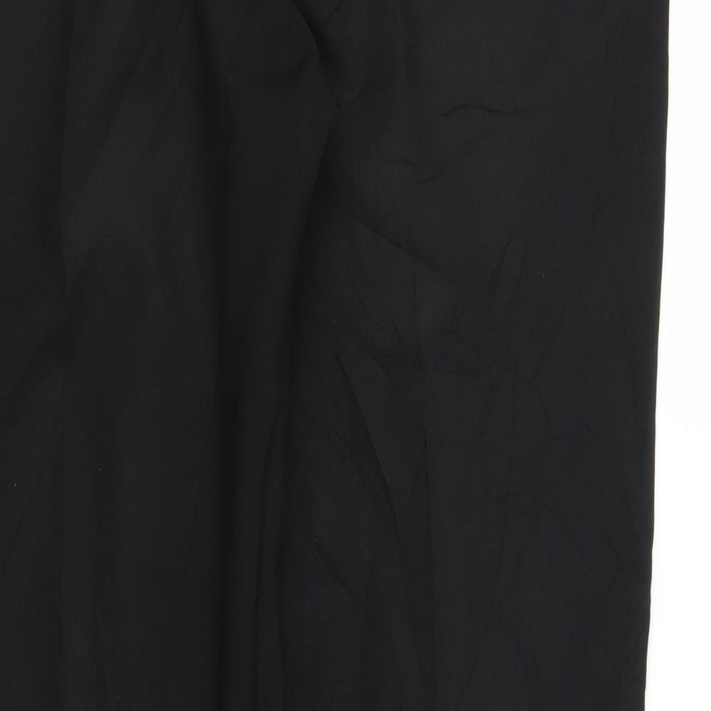 m&s Womens Black Trousers Size 12 L27 in