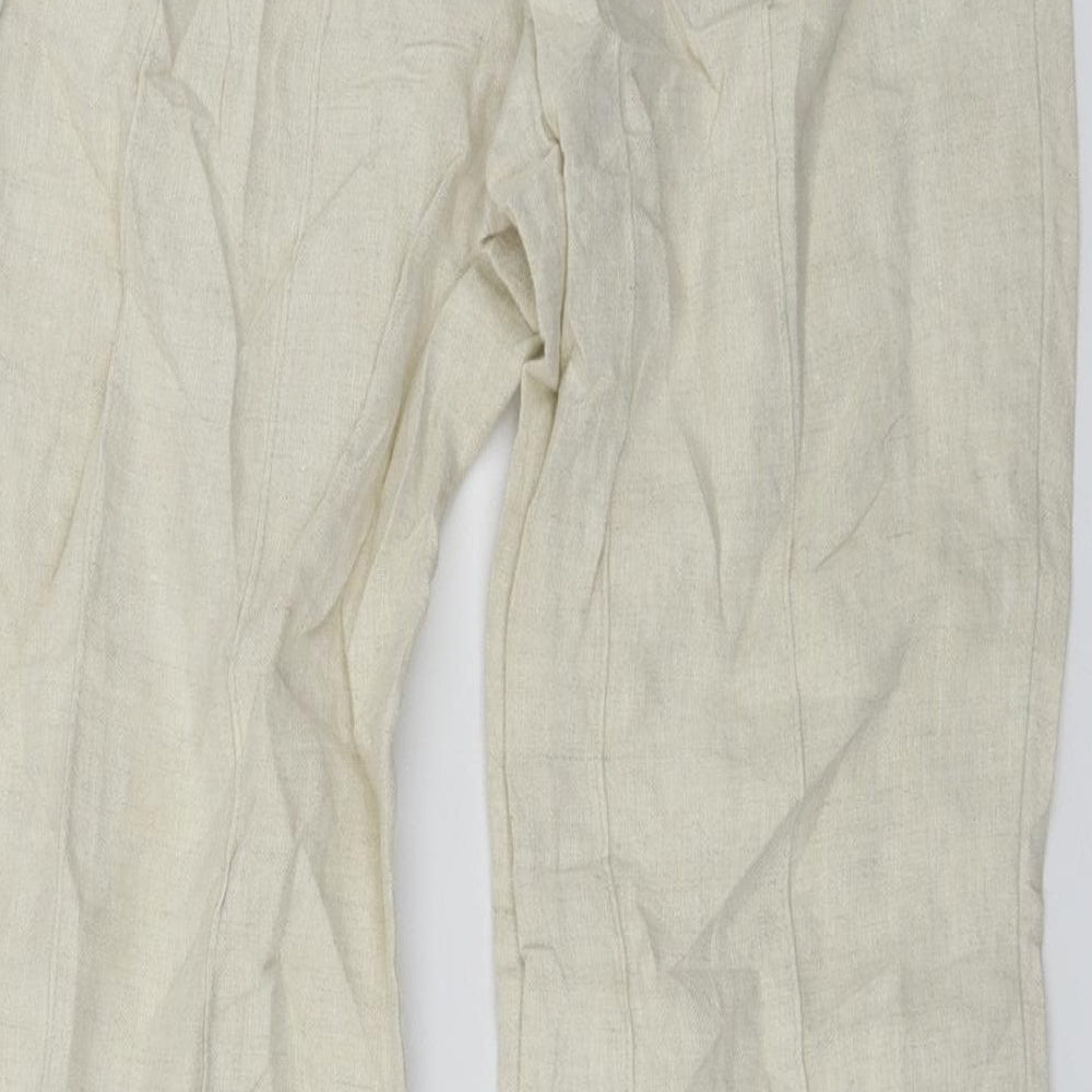 Bandolera Womens Beige Trousers Size 12 L24 in