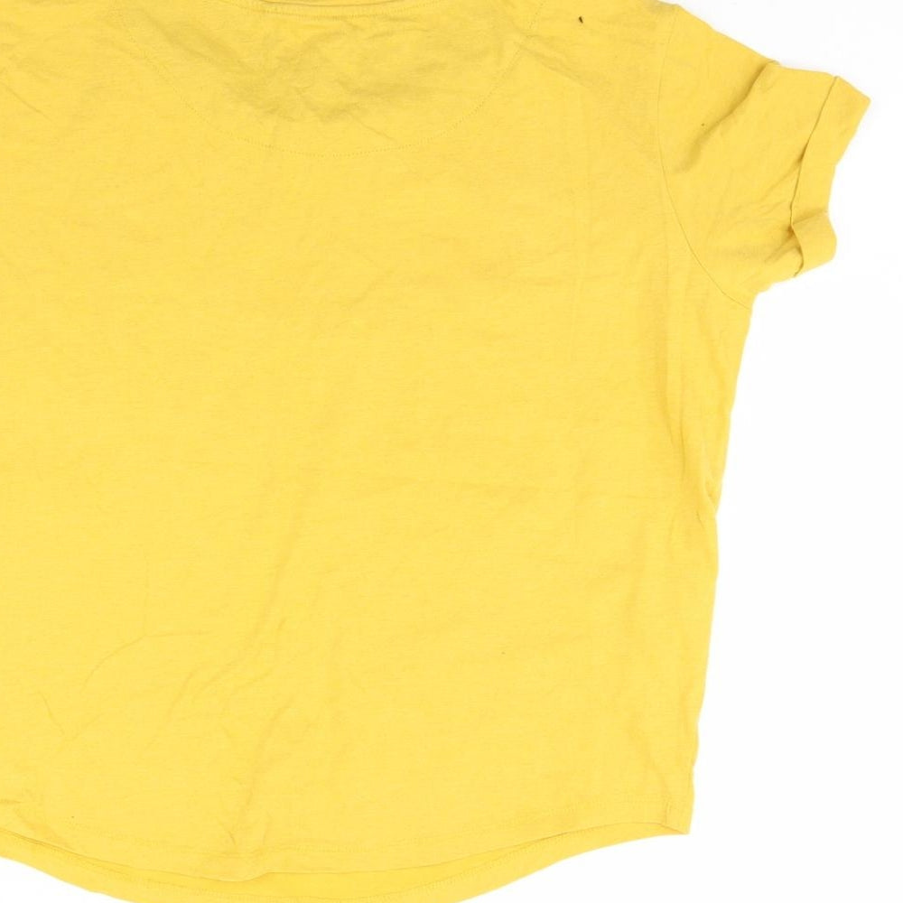 NEXT Womens Yellow Solid Cami Pyjama Top Size M