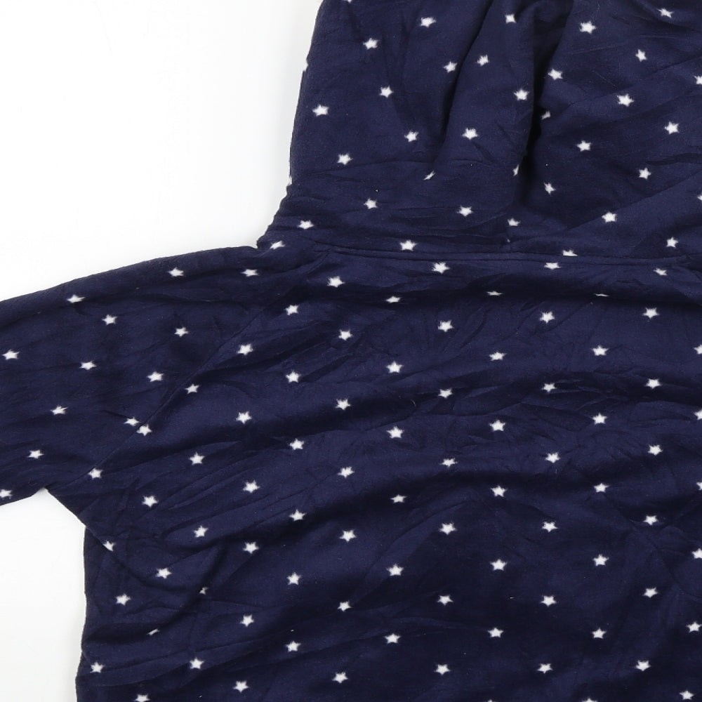 M&S Womens Blue Pullover Hoodie Size 14