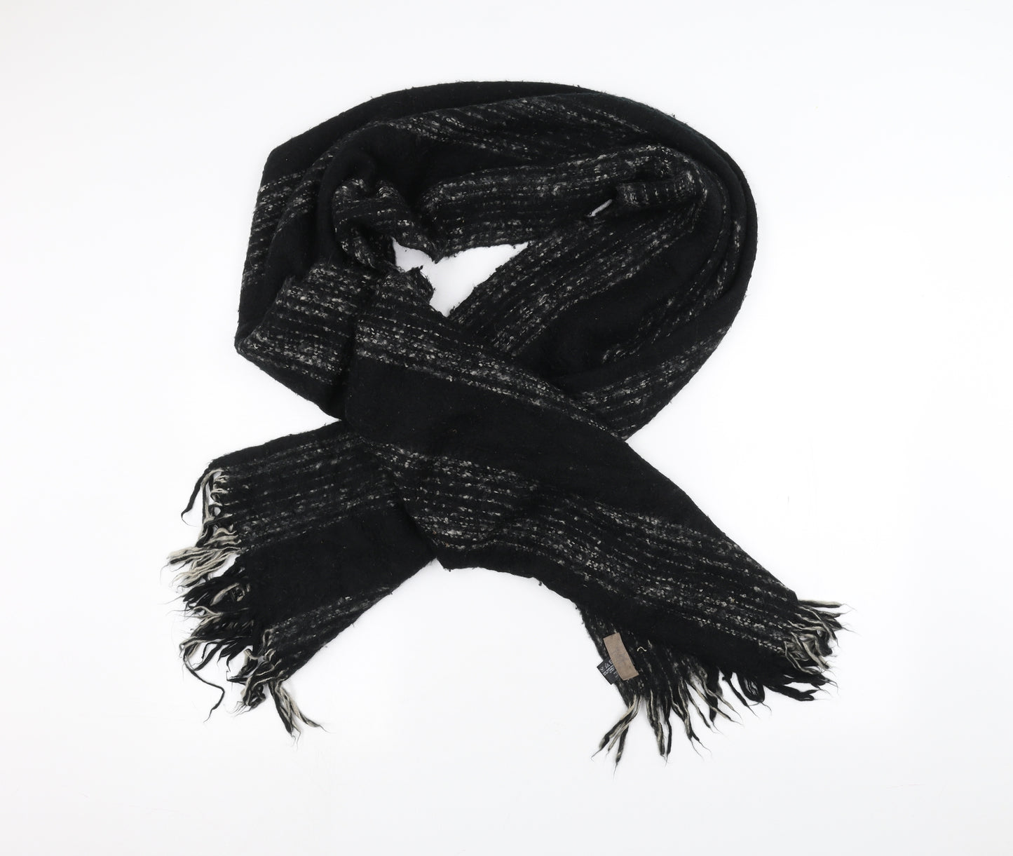 Preworn Womens Black Scarf