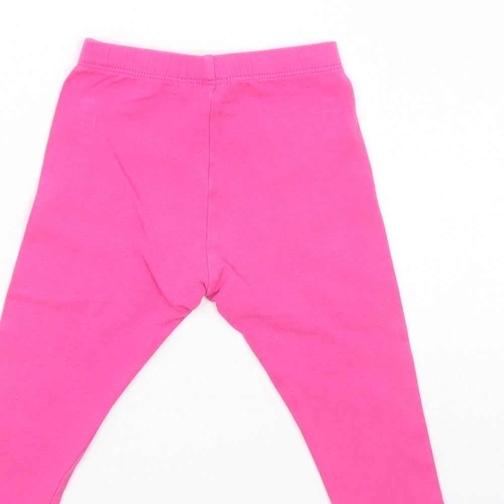Mini Club Girls Pink Sweatpants Leggings Size 9-12 Months