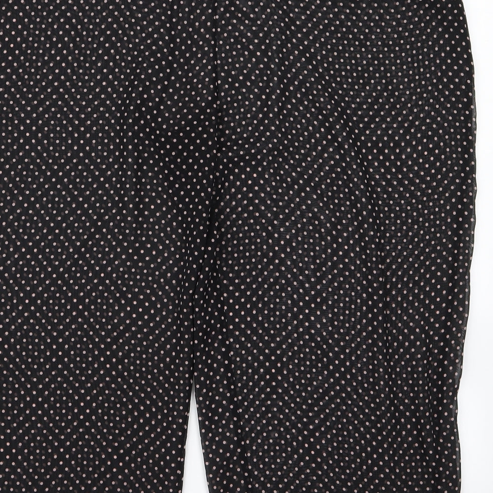 dorohy perkins Womens Black Polka Dot Bloomer Trousers Size 16 L20 in