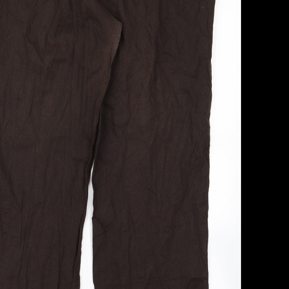 Preworn Womens Brown Trousers Size 40 L26 in