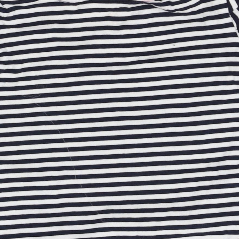 Jeff & co Baby White Striped Basic T-Shirt Size 18-24 Months