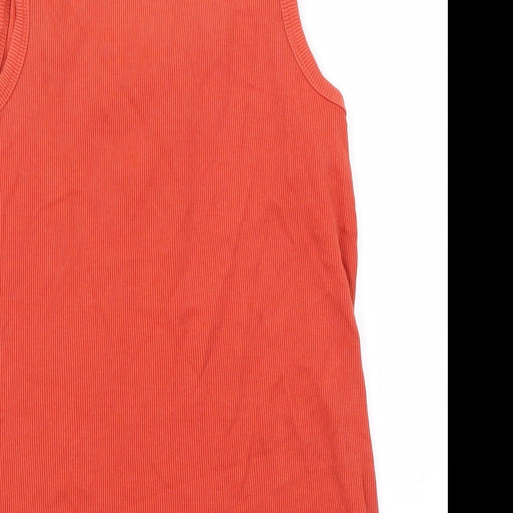 George Womens Orange Basic Tank Size 14
