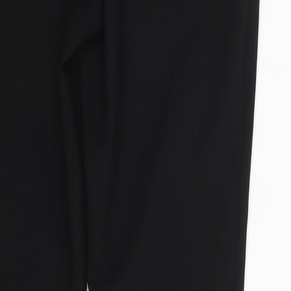 New Look Womens Black Trousers Size 8 L28.5 in
