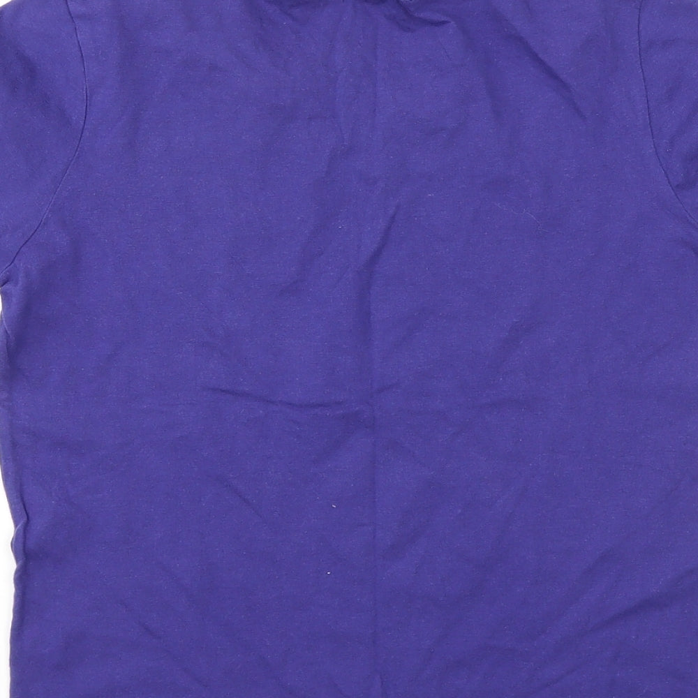 Boohoo Girls Purple Basic T-Shirt Size S
