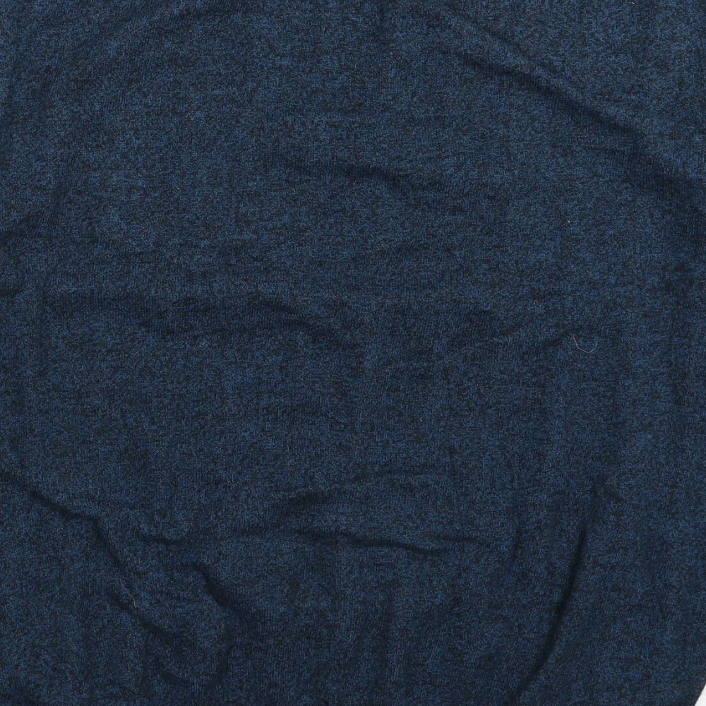 Cedar Wood State Mens Blue Knit Pullover Jumper Size L