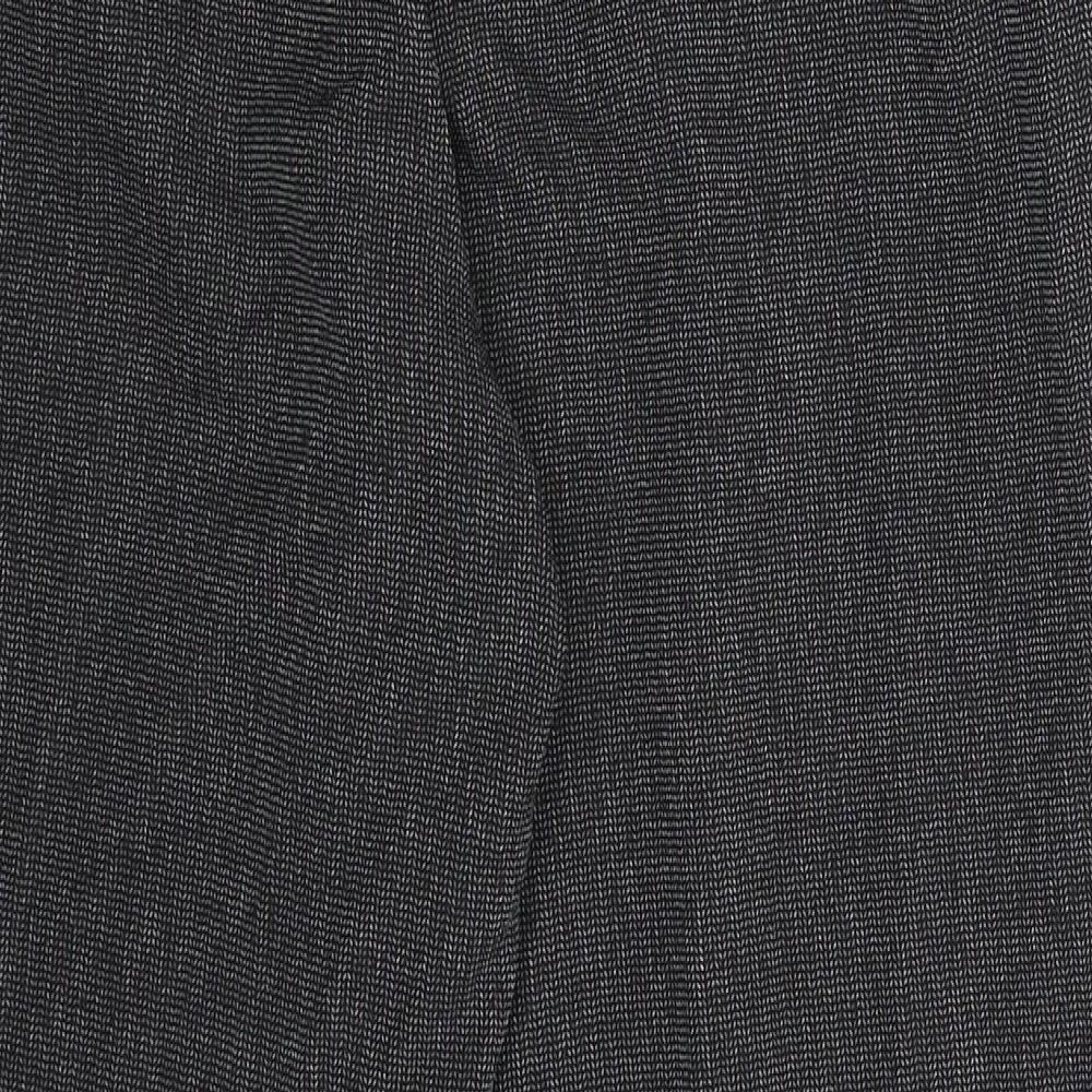 BM Womens Grey Trousers Size 12 L27 in