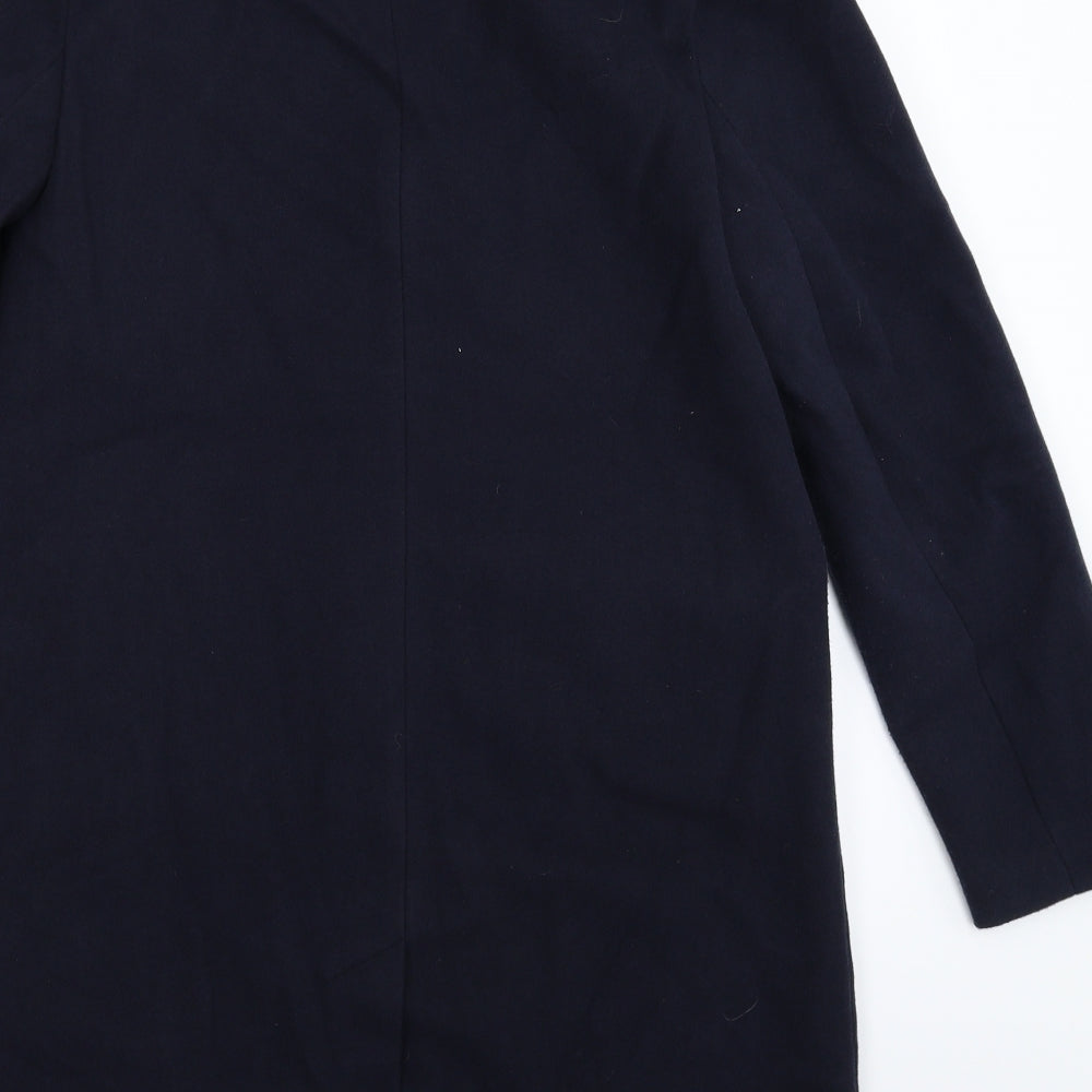 Primark Womens Blue Pea Coat Coat Size 10