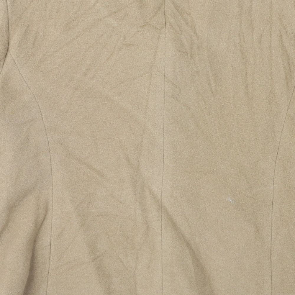 Country Collections Womens Brown Jacket Coat Size 14
