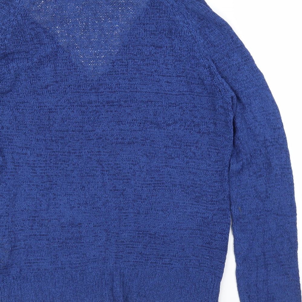Inextenso Womens Blue Pullover Jumper Size M