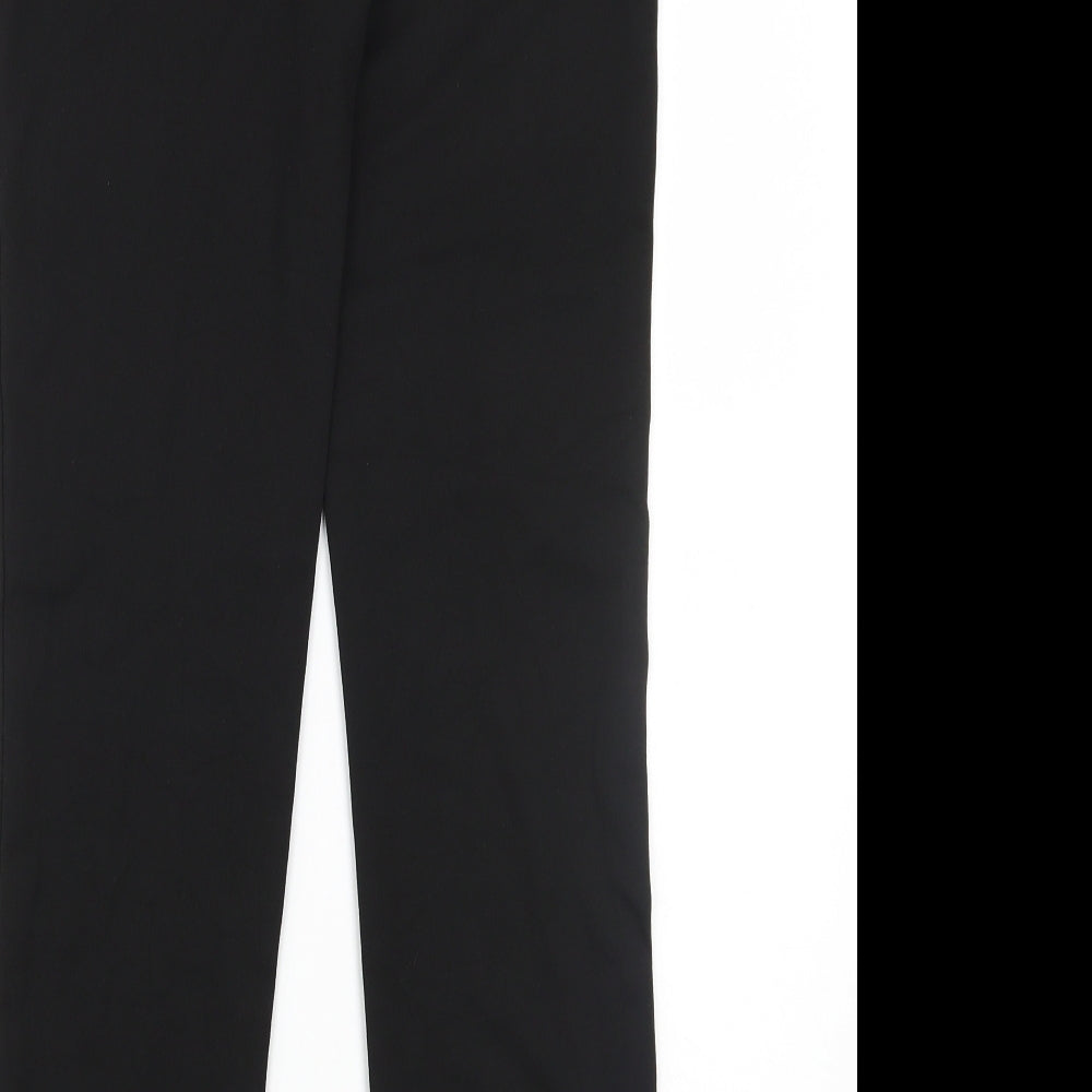 George Girls Black Ramie Jegging Trousers Size 13 Years