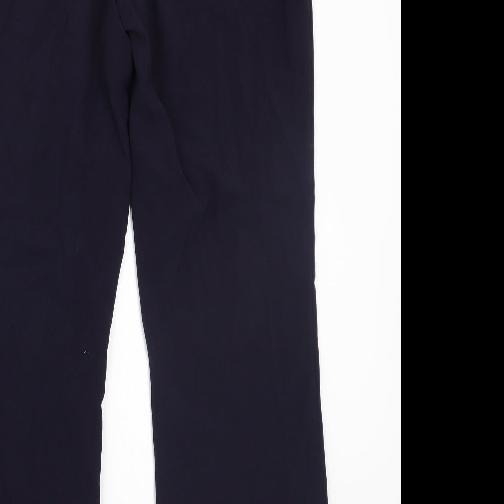Savoir Womens Blue Trousers Size 16 L27 in