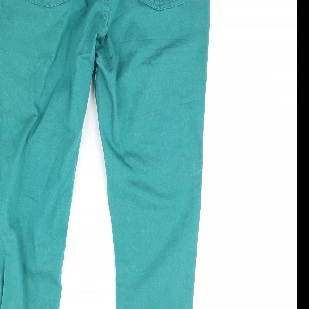 M&S Womens Green Jegging Jeans Size 36 in L29 in