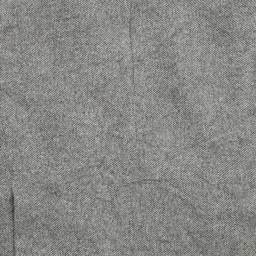 Greenwoods Mens Grey Tweed Jacket Blazer Size 50