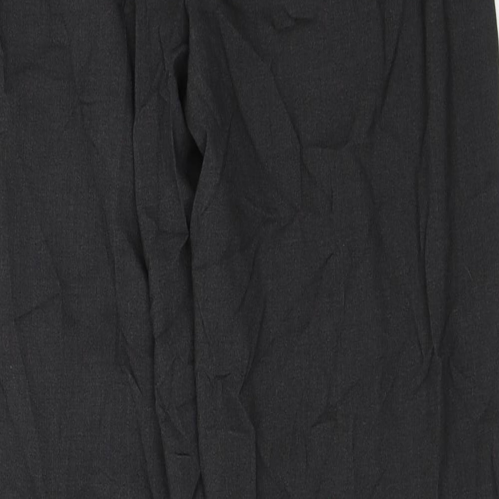 M&S Womens Grey Dress Pants Trousers Size 12 L26 in