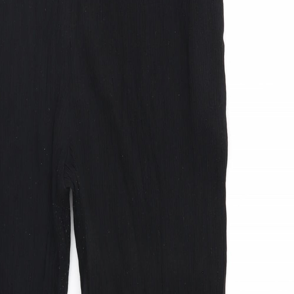 Damart Womens Black Trousers Size 20 L25 in - elastic waist