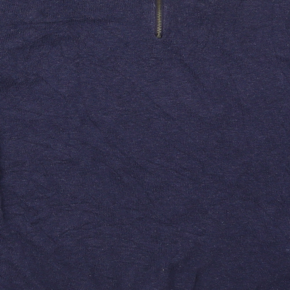 Marks and Spencer Womens Blue Knit Pullover Jumper Size 14