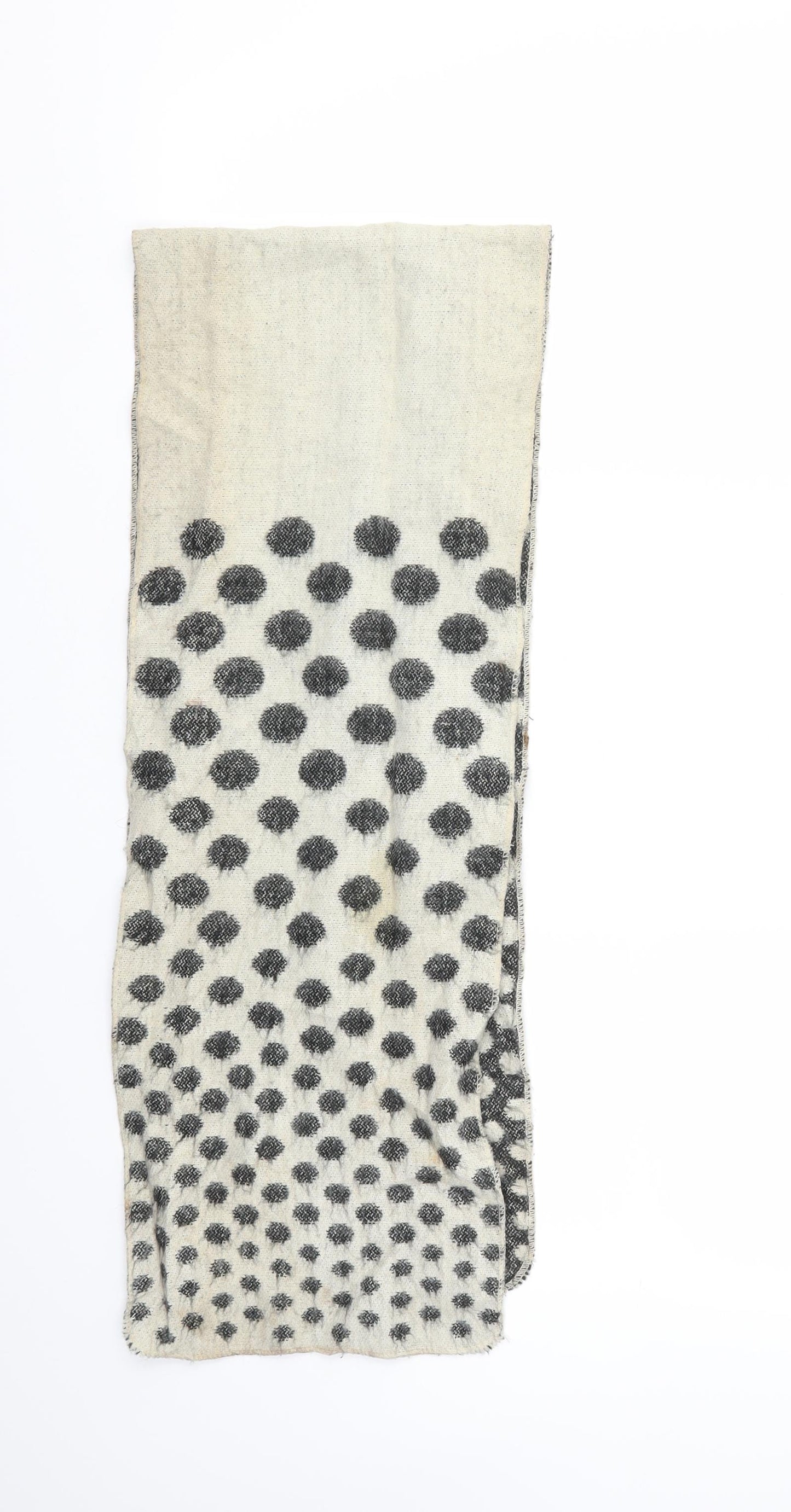 Preworn Unisex Ivory Argyle/Diamond Scarf