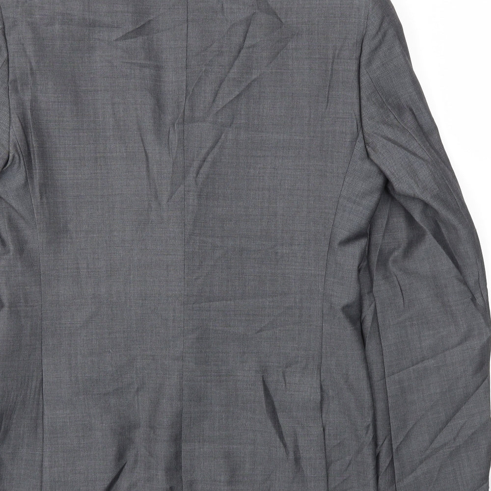 M&S Mens Grey Jacket Blazer Size 36