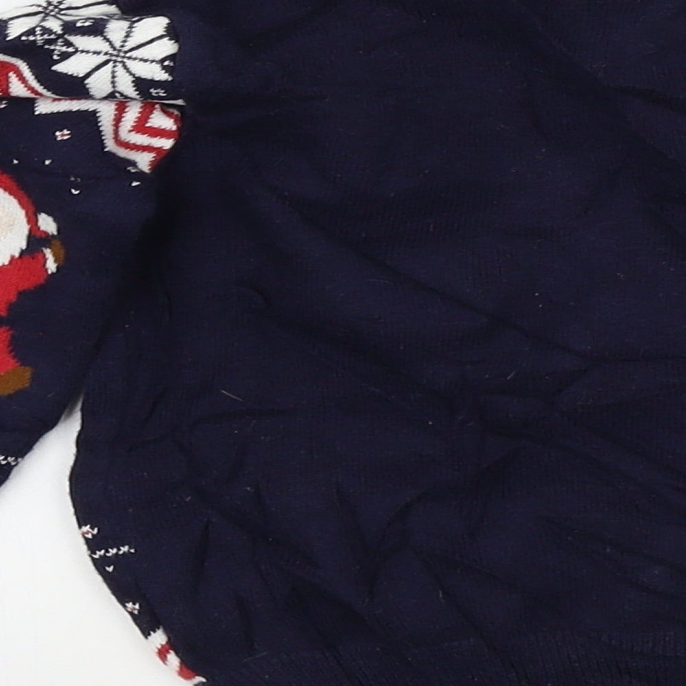 Primark Baby Blue Colourblock Pullover Jumper Size 36 Months - christmas jumper