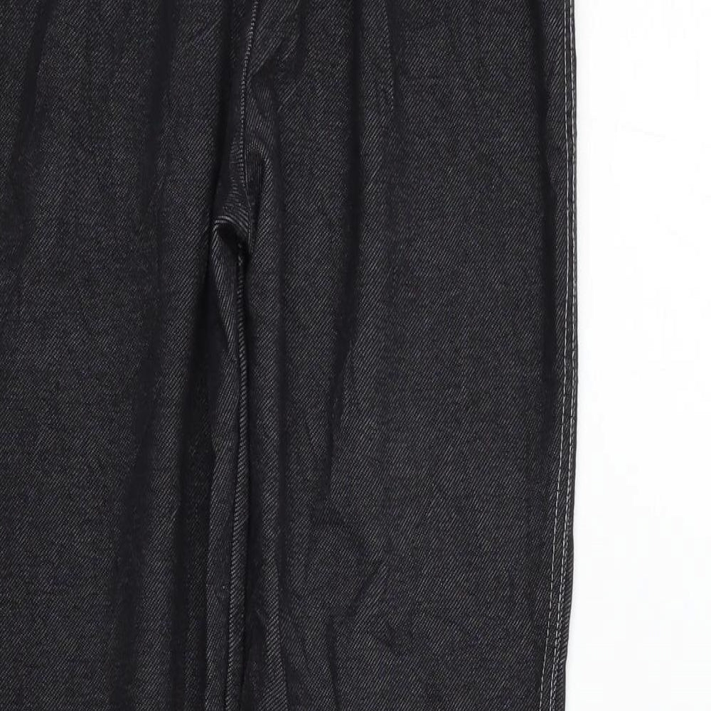 F&F Womens Black Trousers Size 12 L27 in