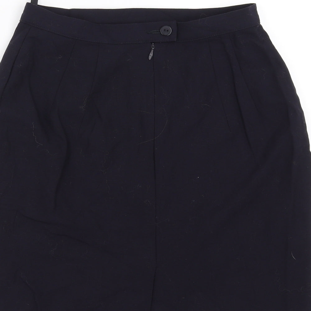 Marks and Spencer Womens Blue Straight & Pencil Skirt Size 26